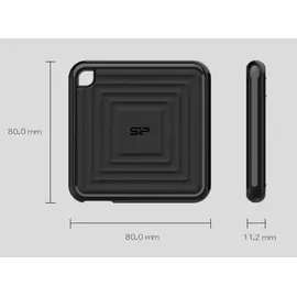 Silicon Power PC60 1 TB USB 3.2 Schwarz SP010TBPSDPC60CK