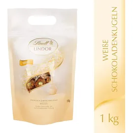 Lindt Lindor Weiß, 1 kg Beutel, ca. 80 Kugeln