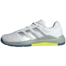 adidas Dropset Base Training Shoes, ftwr white-matte silver-wonder sage (01F7) 10.5