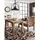 SIT Möbel 2er Set lackiertes Mangoholz natur-antik | B 45 x 45 x 100 cm | beige