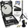 PremiumX Mobile Camping SAT Anlage Satellitenschüssel TV Receiver Satelliten-Finder Single LNB 10m Kabel Koffer Camp Stativ
