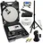PremiumX Mobile Camping SAT Anlage Satellitenschüssel TV Receiver Satelliten-Finder Single LNB 10m Kabel Koffer Camp Stativ