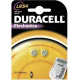 Duracell Knopfzelle Elektro LR54 2 Stück Packung mit 10 Stück