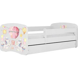 raumhirsch furniture Kinderbett Ballon 80 x 180 cm Holzwerkstoff weiß