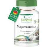 Fairvital Magnesiumcitrat 100 mg Kapseln 120 St.