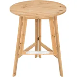 Tectake Stehtisch Trix 79 x 110 cm Braun
