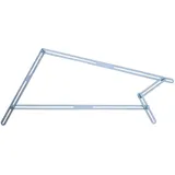 Hedue Winkelschablone 13 Alu.-Schienen für Zuschnitt Treppen Kunststoff-Röhre