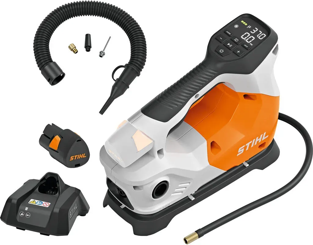 Stihl Akku-Kompressor KOA 20 mit Akku AS 2 und Ladegerät