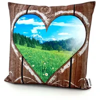 Heimtexland ® Outdoorkissen Bedruckt 45x45 Garten Lounge Dekokissen Outdoor
