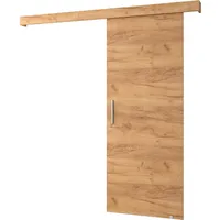Schiebetür Komplettset - Schiebetürsystem Salwador 1 - Schiebetüren - Trennwände - Raumteiler - Innentüren, Tür 90 x 204 cm - Schiebetür Schiene - Zimmertür mit Schiebetür Griff - Saloontür