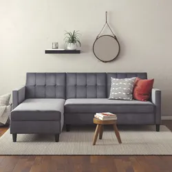 Ecksofa DOREL HOME "Hartford II", grau (anthrazit), B:213cm H:83cm T:154cm, Veloursstoff 100% Polyester, Sofas, mit Bettfunktion und Stauraum, Recamiere beidseitig montierbar