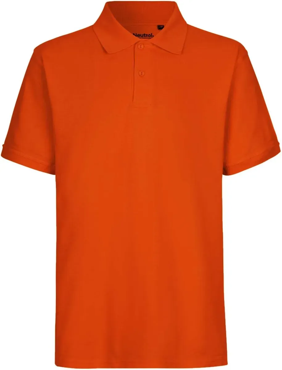 Neutral Herren Bio Piqué Polo O20080 orange L