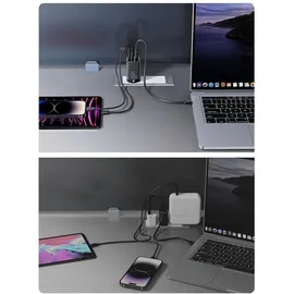 Joyroom Charger GaN Ultra, 65W 2C1A Cable C-C TCG01 (black)