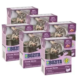 BOZITA Häppchen in Gelee 6x370g Pute