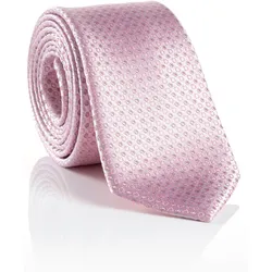 MONTI Krawatte »LEANO«, Krawatte aus reiner Seide, Minimal-Design, Pastellfarben MONTI rosa