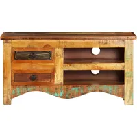 Furnicato TV-Schrank 80x30x40 cm Altholz Massiv
