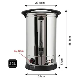 feel2home Einkochautomat 22 l Silber