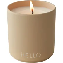 DESIGN LETTERS Duftkerze Hello large