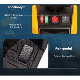 Homcom Elektro Quad für Kinder 12V gelb (1-tlg)