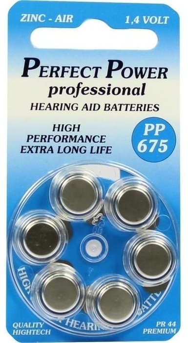 Batterie für Hörgeräte Power PP 675
