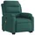 vidaXL Massagesessel Elektrisch 148 x 79,5 x 0 cm Dunkelgrün mit Aufstehhilfe