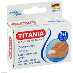Zehenhauben 2 klein und 1 groß Titania 3 St