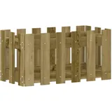 furnicato Hochbeet Pflanzkübel 60 x 30 x 30 cm Braun