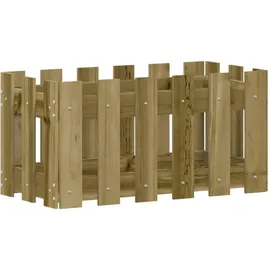 furnicato Hochbeet Pflanzkübel 60 x 30 x 30 cm Braun