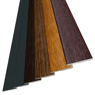4x 6m Fensterleiste Flachleiste Abdeckleiste 30mm Höhe - Made in Germany - 1 m bis 60 m (OHNE LIPPE) Fensterleisten Flachleisten in grau, anthrazit, braun, dunkelbraun, golden-oak