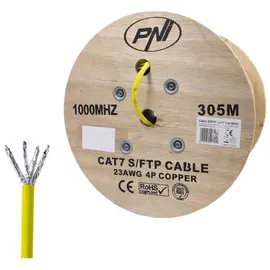 PNI Ftp Cat7 Netzwerkkabel 305 M - Yellow