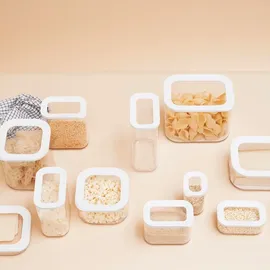 Mepal Modula rechteckig weiß 1 l 9-teiliges Set