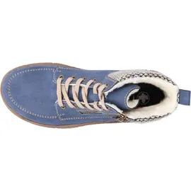 Rieker Schnürstiefel Damen Blau 42