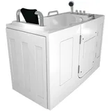 AcquaVapore AquaVapore Sitzwanne Whirlpool Badewanne mit Tür S07WP-TH-C-L 140x76cm