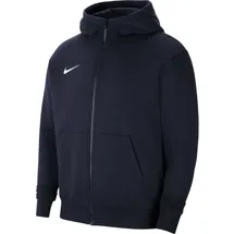 Nike Park 20 Fleece Kapuzenjacke Kinder obsidian/white S 128-137 cm