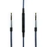 Kabel kompatibel mit Audio-Technica ATH-M50xBT, ATH-SR50BT, ATH-ANC9, ATH-ANC7B, ATH-SR5BTBK, ATH-S700BT Kopfhörer, Lautstärkeregler Mikrofon, kompatibel mit iPhone, kompatibel mit iPad