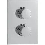Herzbach Nano Duschthermostat square für 2 Verbraucher Chrom 11.503050.3.01