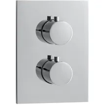 Herzbach Nano Duschthermostat square für 2 Verbraucher Chrom 11.503050.3.01