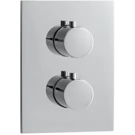 Herzbach Nano Duschthermostat square für 2 Verbraucher Chrom 11.503050.3.01