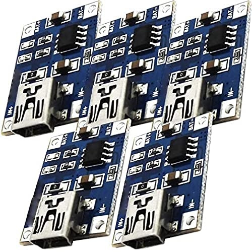 AZDelivery 5 x TP4056 Mini USB 5V 1A Laderegler Lithium Li - Ion Batterie Charger Modul inklusive eBook!