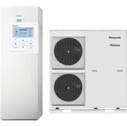 Panasonic Aquarea T-CAP Splitwärmepumpe, 9 kW, Kombi-Hydromodul, Gen. H, 400 V, SuperQuiet