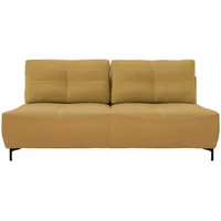 Mid.you Schlafsofa, Gelb, Metall, 2-Sitzer, Füllung: Faserbällchen, Schaumstoffflocken, 197x94x96 cm, Made in EU, Oeko-Tex® Standard 100, Schlafen auf Sitzhöhe, Rücken echt, Wohnzimmer, Sofas & Couches, Schlafsofas, Schlafsofas mit Bettkasten