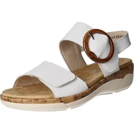 remonte Riemchensandalen Damen Weiß 37