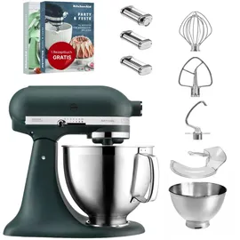 KitchenAid Artisan 5KSM185 Medaillon Silber Nudelwalzenset