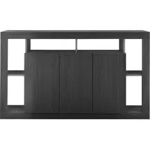 Home Affaire Sideboard HOME AFFAIRE "Rimini", schwarz (schwarz melamin holzstruktur), B:172cm H:102cm T:42cm, Sideboards, Sideboard, mit 3 Türen