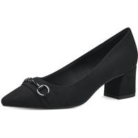 Marco Tozzi Damen Pumps Spitz Vegan, Schwarz (Schwarz), 38 EU