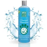 MENFORSAN Geruchsbeseitigendes Hundeshampoo, Beseitigt schlechte Gerüche aus dem Fell, Talkum, Blau, 1 l