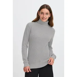 Oxmo Rollkragenpullover Grau L