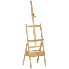 Vinsetto Staffelei 1 St. 43,5 x 43 x 150-190 cm beige