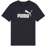 Puma Jungen ESS No. 1 Logo Tee B T-Shirts, New Navy, 128