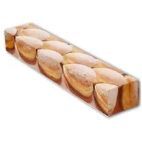 60 Transportkarton für Berliner Krapfen / Krapfen / Pfannkuchen 60x11x8cm